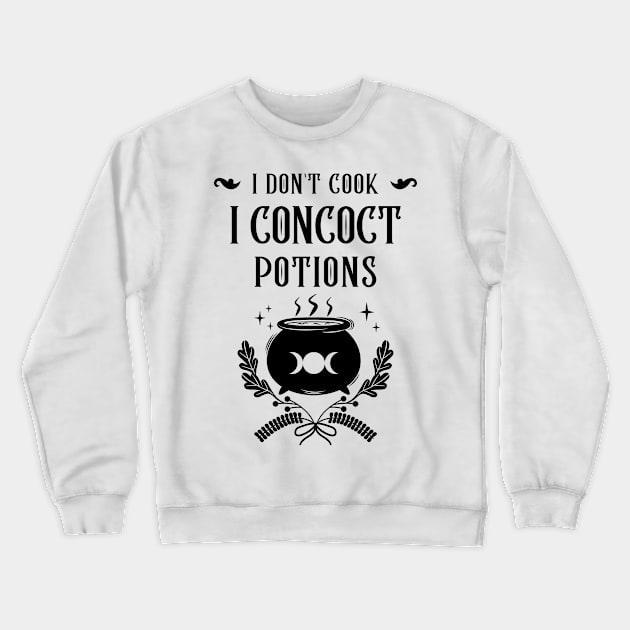 Concoct Potions Witchraft Crewneck Sweatshirt by OldCamp